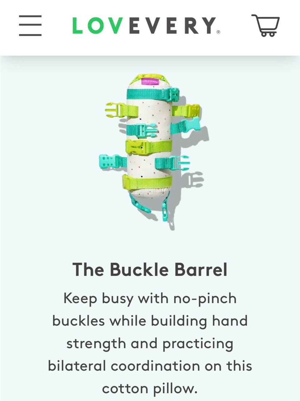 Lovevery The Buckle Barrel